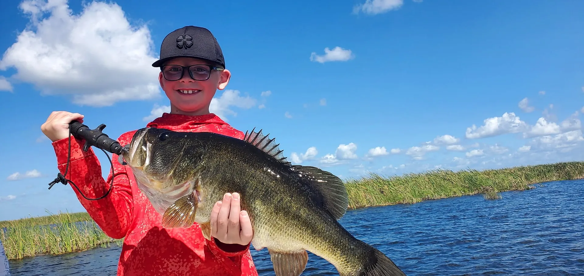 A young angler’s Okeechobee bass